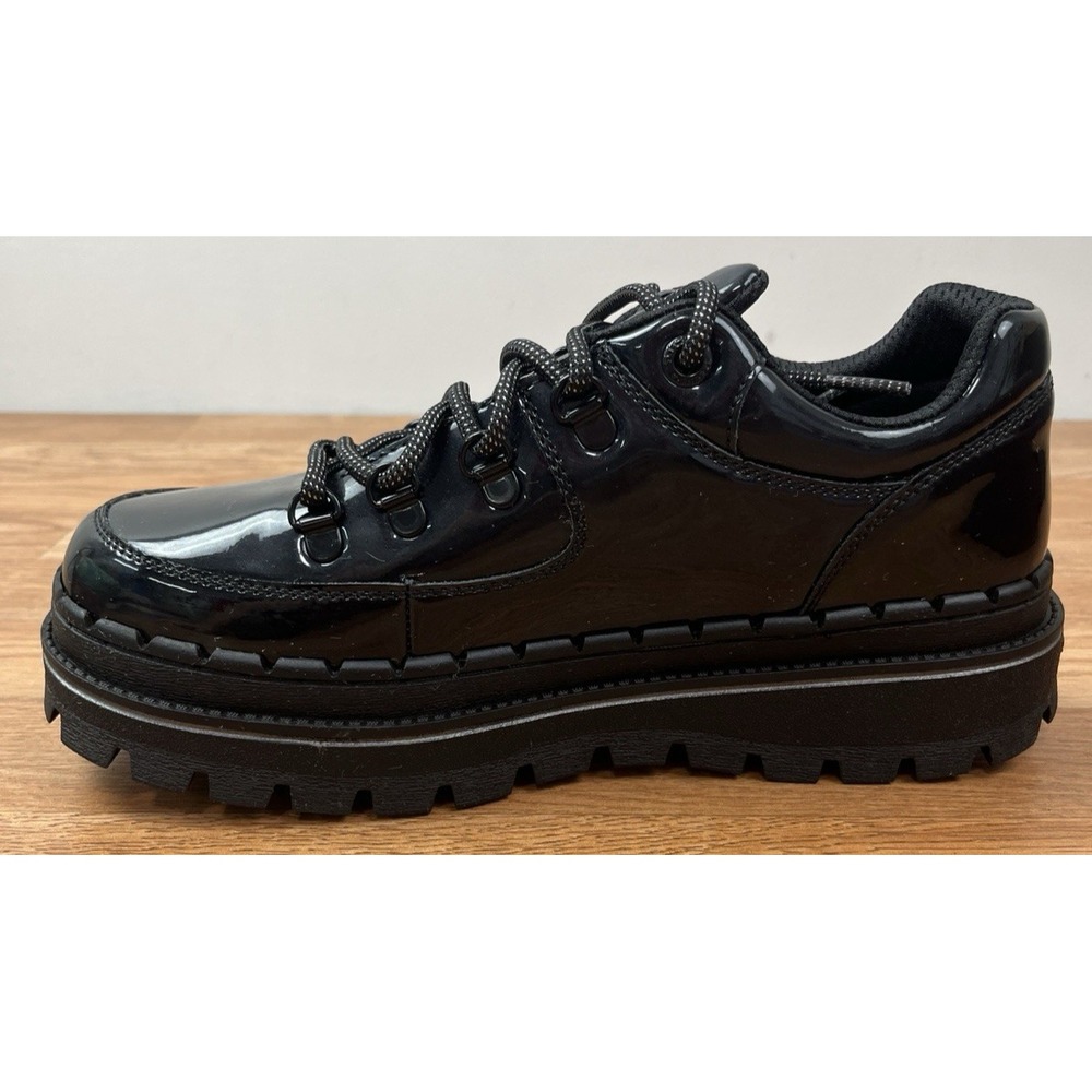 Skechers Jammers Cool Block Shoes Black Faux Patent Leather Women's Size 10 NEW - Picture 4 of 13